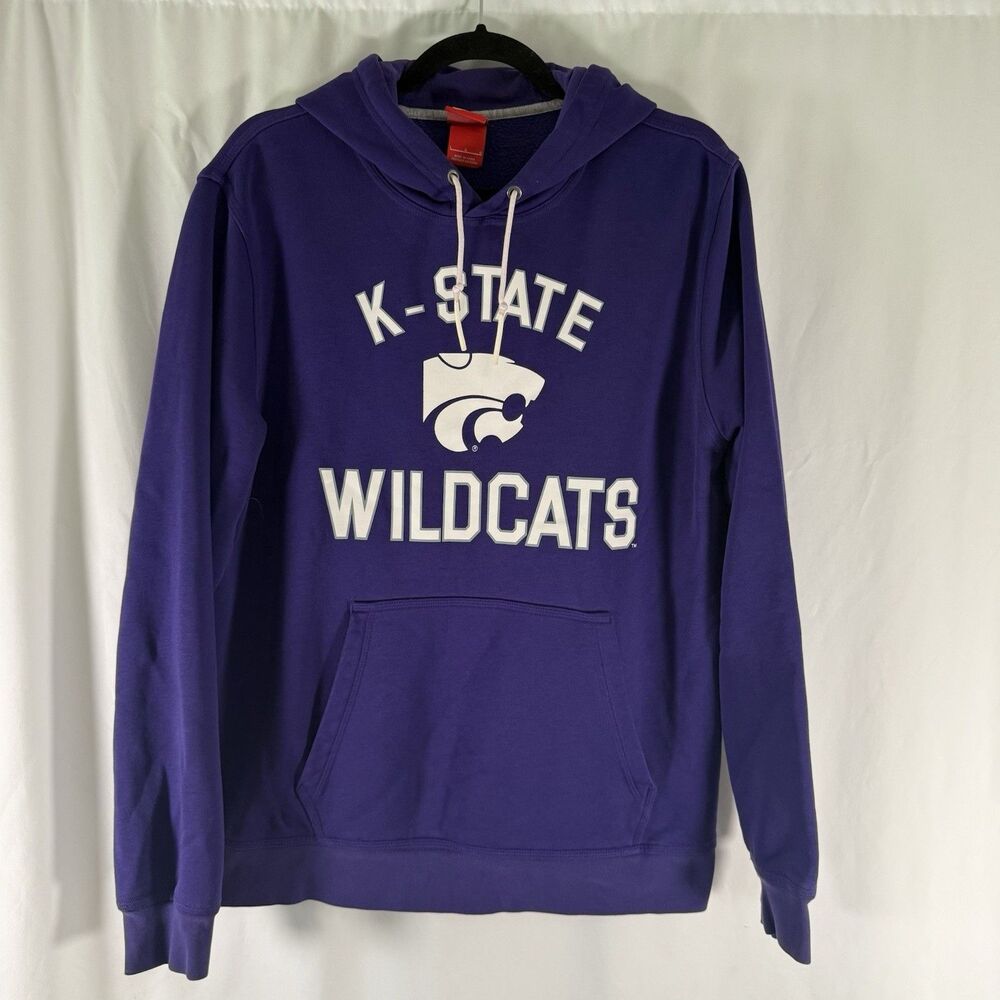 Nike KState Wildcats Sweatshirt Men's Large Purple Pullover Long Sleeve Hooded